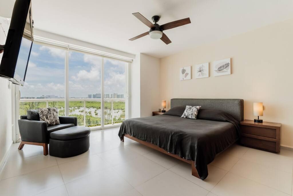 Reef Beachfront 3Bdr Apartment By Casa Paraiso Cancún Exterior foto